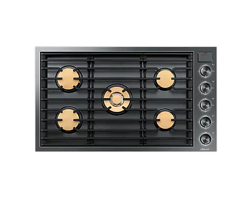 Dacor 36" Gas Cooktop 5 Burners, Flush, Contemporary, Graphite,