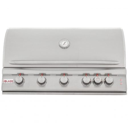 Blaze 40" 5 Burner LTE Grill Built-In with lights Natural Gas (NG)