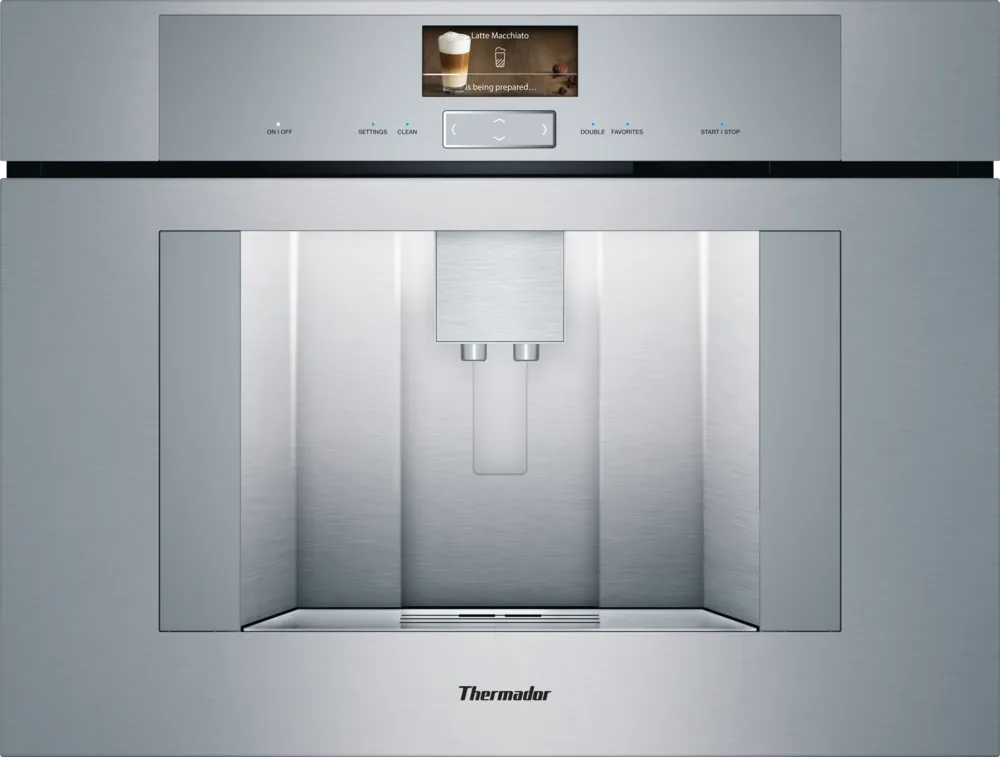 Thermador 24" Built-in Coffee Machine Stainless Steel, Plumbed
