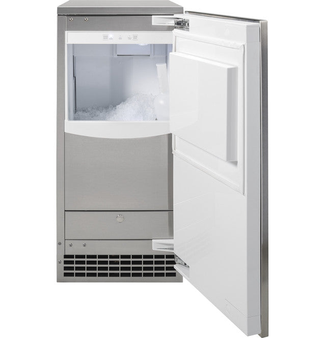 G.E 15" Pebble Icemaker - Panel Ready