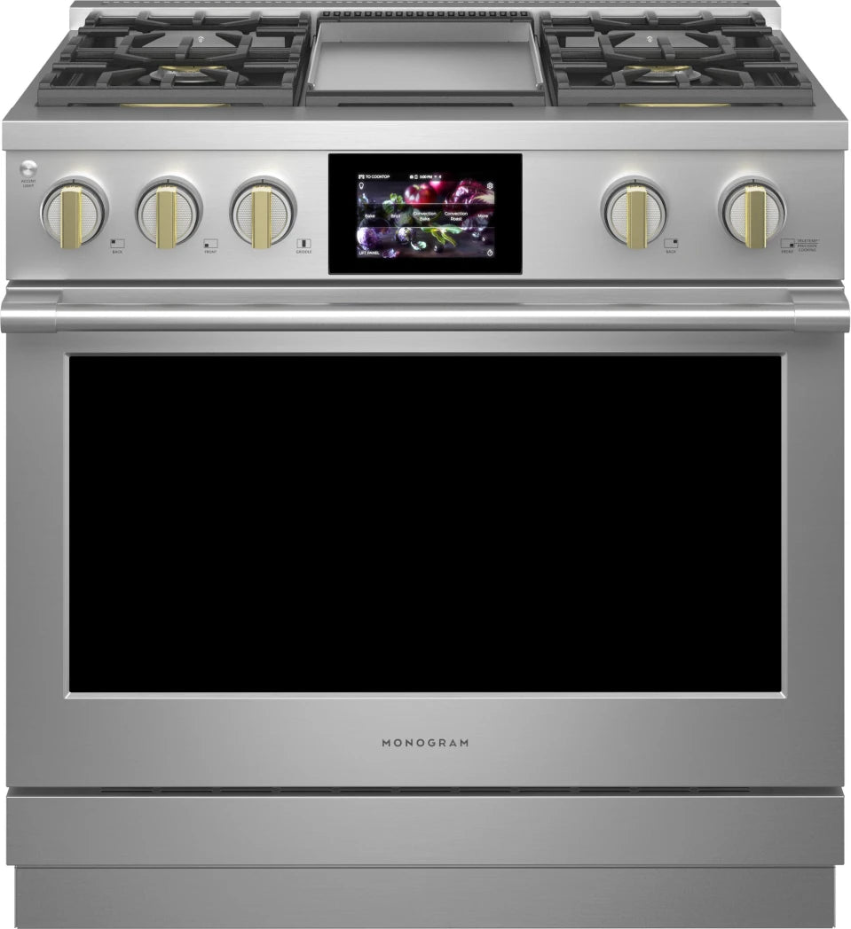 Monogram 36" Dual-Fuel Range - Stainless