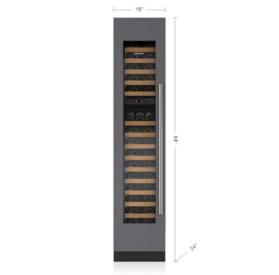 Sub Zero - Legacy Model 18" Integrated Wine Storage-HI Altitude
