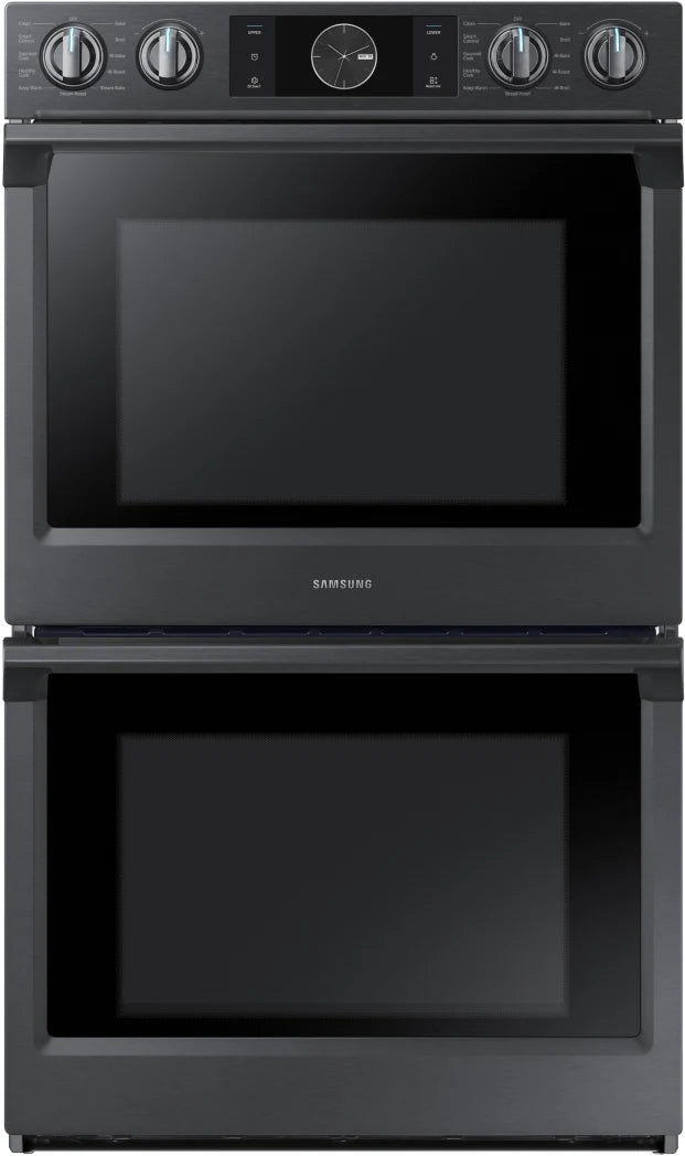 Samsung 30" Smart Double Wall Oven with Flex Duo™ in Black Stainless Steel