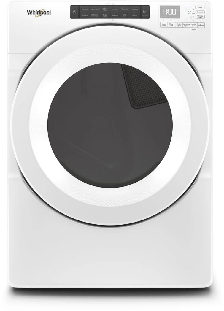 Whirlpool 27" Front Load Electric Dryer with 7.4 Cu. Ft. Capacity - White