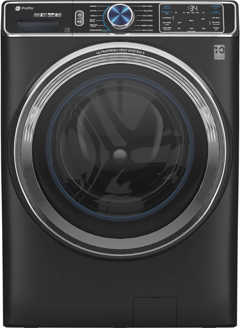 G.E Appliances Front Load Washer - Carbon Graphite