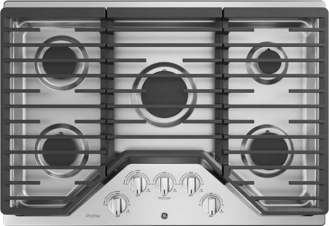 G.E Appliances 36" Gas Cooktop - Stainless