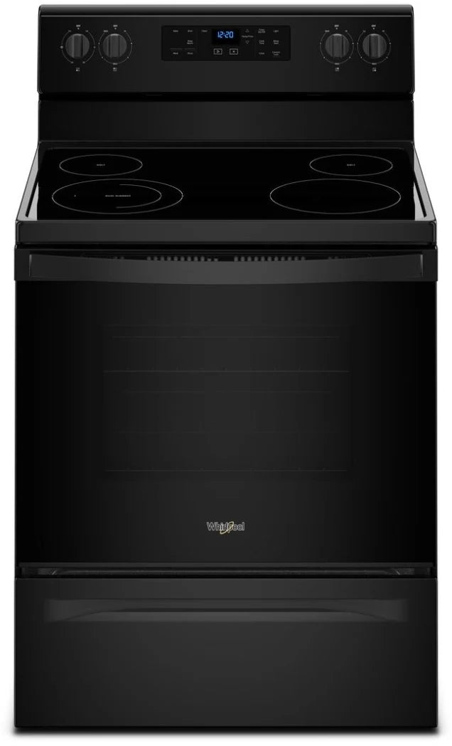 Whirlpool 30" Freestanding Electric Range - Black