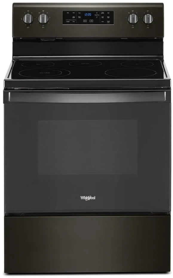 Whirlpool 30" Electric Range - Black Stainless