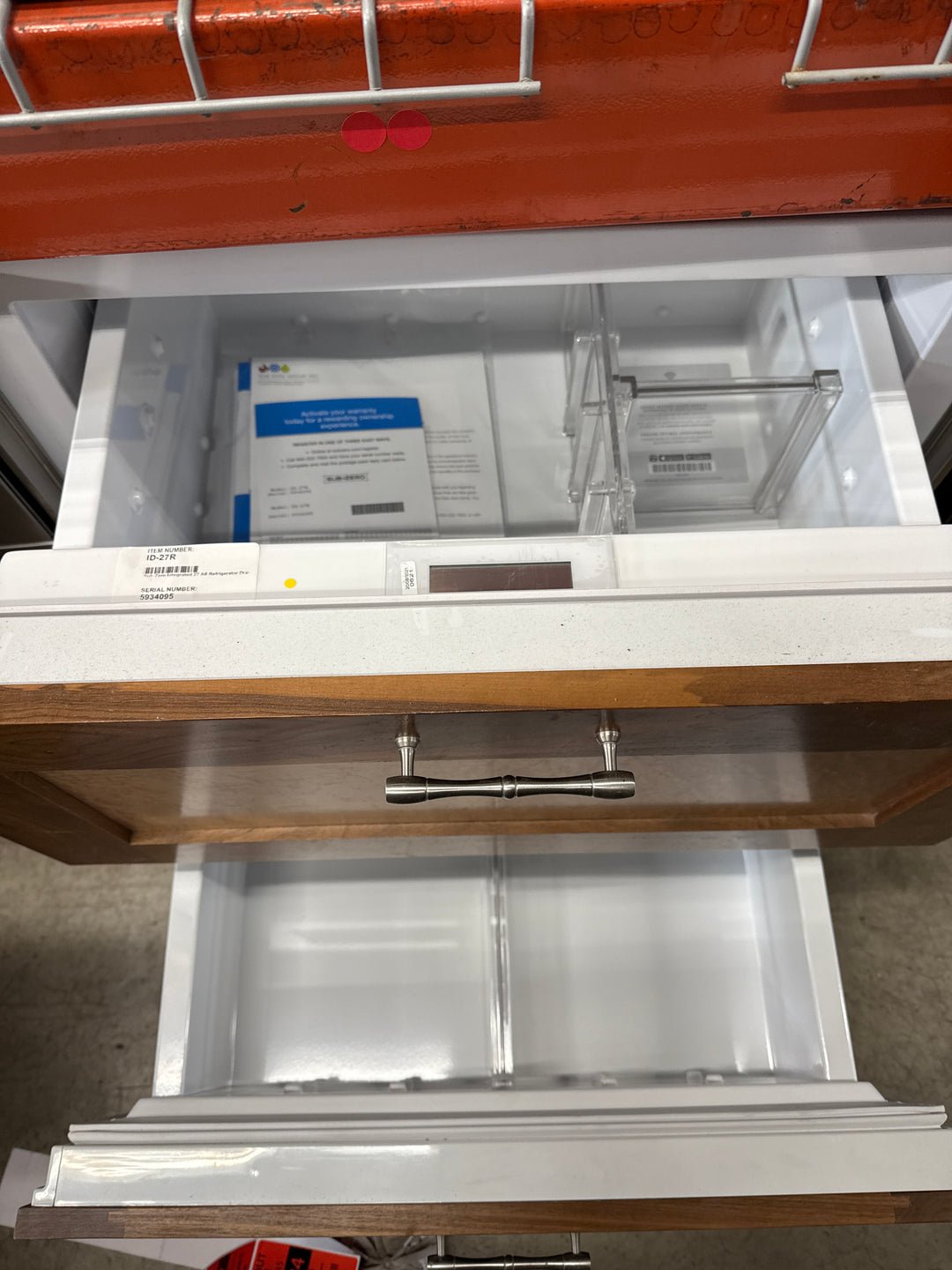 Sub Zero 27" All Refrigerator Drawers