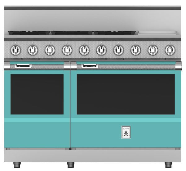 Hestan 48" Dual Fuel Range in Bora Bora - Model KRD485GD-NG-TQ