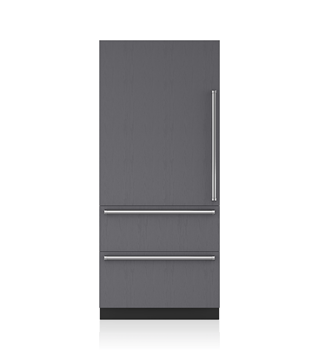 IT-36RID-RH : Sub Zero Legacy Model - 36" Designer Over-and-Under Refrigerator Internal Dispenser - Panel Ready Right Hinge